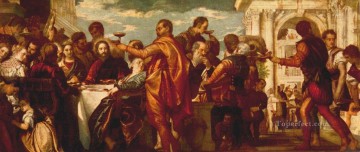  Paolo Oil Painting - The Marriage at Cana 1560 Renaissance Paolo Veronese